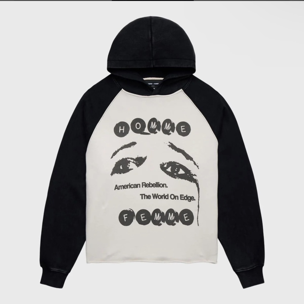 NWT Homme Femme Teary Eye American Rebellion Hoodie